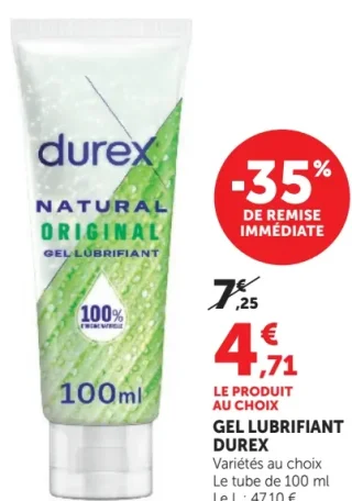 Gel lubrifiant Durex