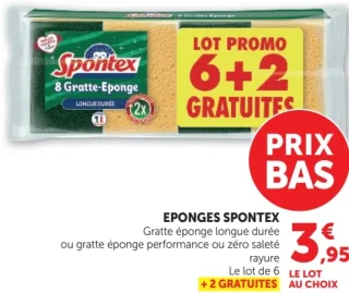 Eponges Spontex