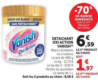 Détachant Oxi Action Vanish