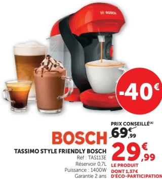 Bosch Tassimo Style Friendly TAS113E