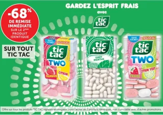 Sur tout Tic Tac