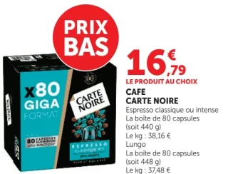 Cafe Carte Noire