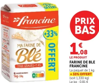Farine de blé Francine Ma Farine de Blé