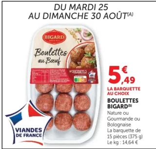 Boulettes au Bœuf Bigard