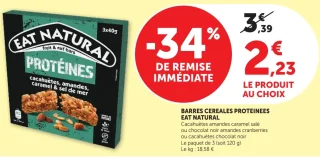 Barres Céréales Protéines Eat Natural