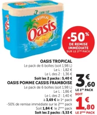 Oasis Tropical / Pomme Cassis Framboise