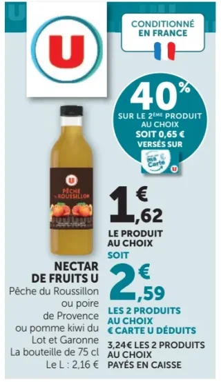 Nectar de fruits U