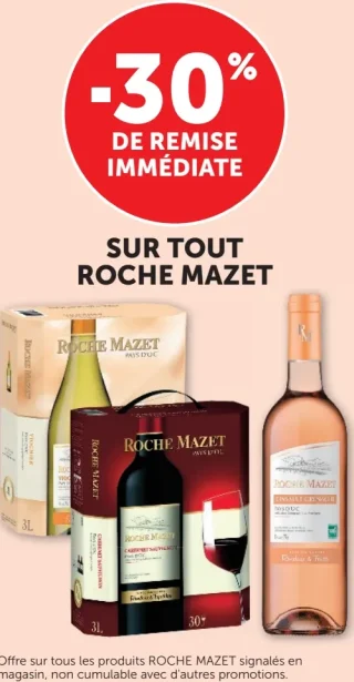Gamme de vins Roche Mazet