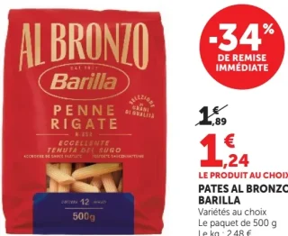 Pates Al Bronzo Barilla Penne Rigate