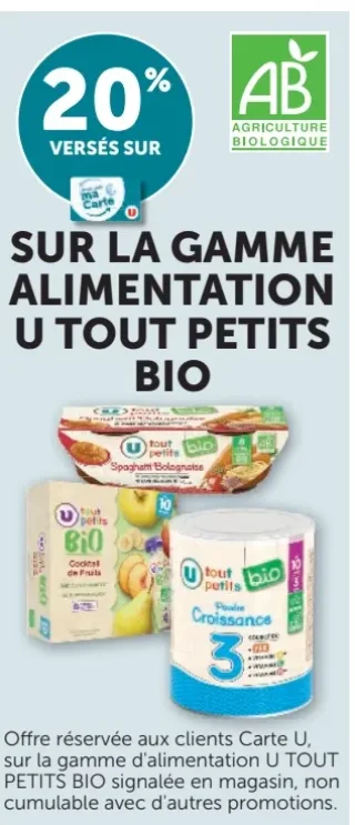 Alimentation U Tout Petits Bio