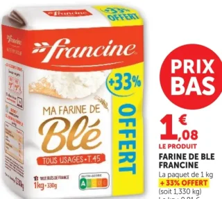 Farine de blé Francine