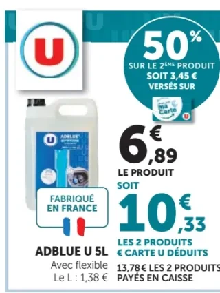 ADBLUE U 5L Avec flexible
