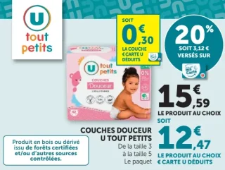 Couches Douceur U Tout Petits