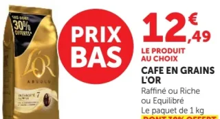 Café en grains L'Or