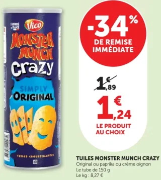Tuiles Monster Munch Crazy