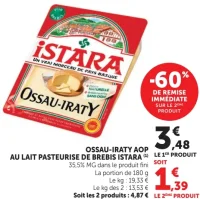 Ossau-Iraty AOP au lait pasteurisé de brebis Istara