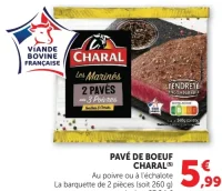 Pavé de boeuf Charal