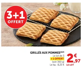 GRILLÉS AUX POMMES