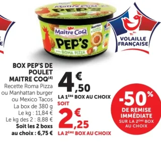 Box pep's de poulet Maître CoQ