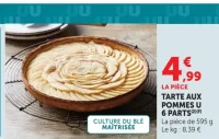Tarte aux pommes U 6 parts