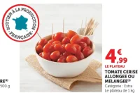 Tomate cerise allongée ou mélangée