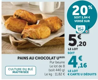 PAINS AU CHOCOLAT U