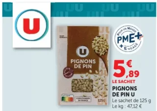 Pignons de pin U