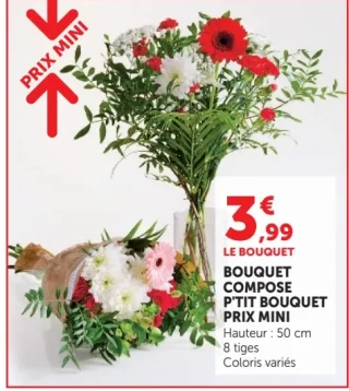 Bouquet composé p'tit bouquet Prix Mini
