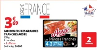 Jambon Cru Les Grandes Tranches Aoste