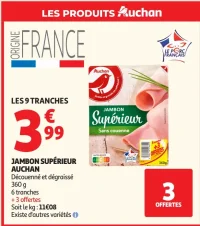 Jambon Supérieur Auchan