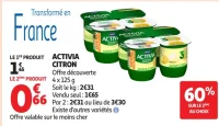 Activia Citron