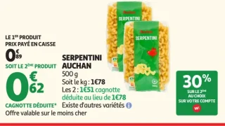 Serpentini Auchan