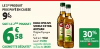Huile d'olive vierge extra Auchan