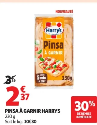 PINSA À GARNIR HARRYS