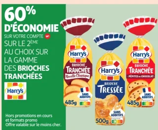 GAMME DES BRIOCHES TRANCHÉES HARRYS