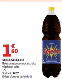 Selecto Boisson gazeuse aux extraits végétaux cola
