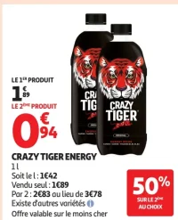 Crazy Tiger Energy Drink