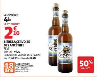 BIÈRE LA CERVOISE DES ANCÊTRES
