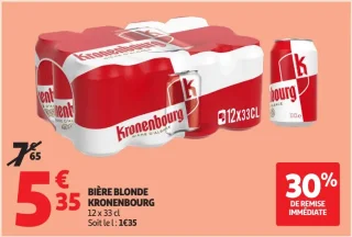 BIÈRE BLONDE KRONENBOURG