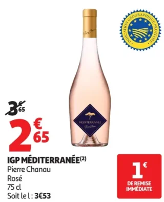 IGP Méditerranée Pierre Chanau Rosé