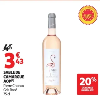 Sable de Camargue AOP Pierre Chanau Gris Rosé