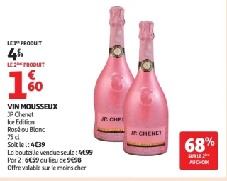 Vin Mousseux JP Chenet Ice Edition Rosé ou Blanc