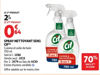 Spray nettoyant 5en1 Cif