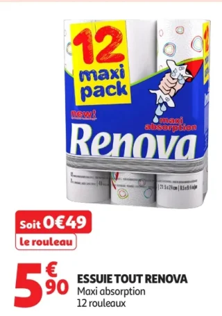 Essuie tout Renova Maxi absorption