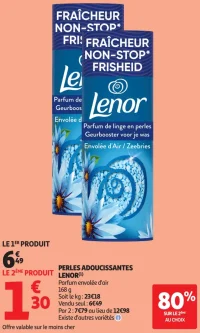 Perles adoucissantes Lenor Parfum envolée d'air