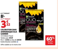 Coloration sans ammoniaque Olia Garnier