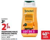 Shampooing huiles précieuses Timotei