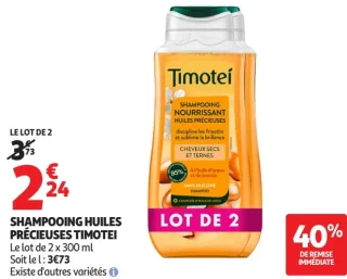 Shampooing huiles précieuses Timotei