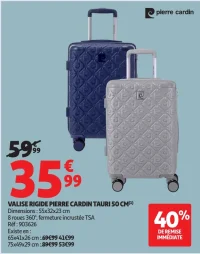 Valise Rigide Pierre Cardin Tauri 50 CM