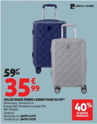Valise Rigide Pierre Cardin Tauri 50 CM